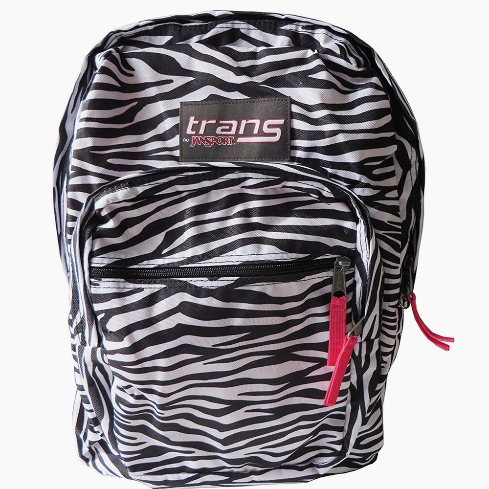 🦓JanSport Trans Supermax Backpack -Zebra Print 🦓